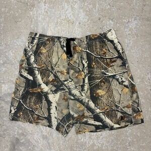 Legendary Whitetails Camo Shorts Mens XL Hunting Outdoor Cotton Drawstring Y2K